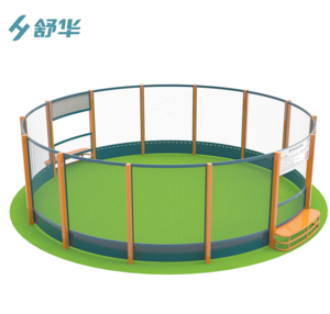 舒华360圆形足球场 户外小型笼式多功能运动足球场JLG-360