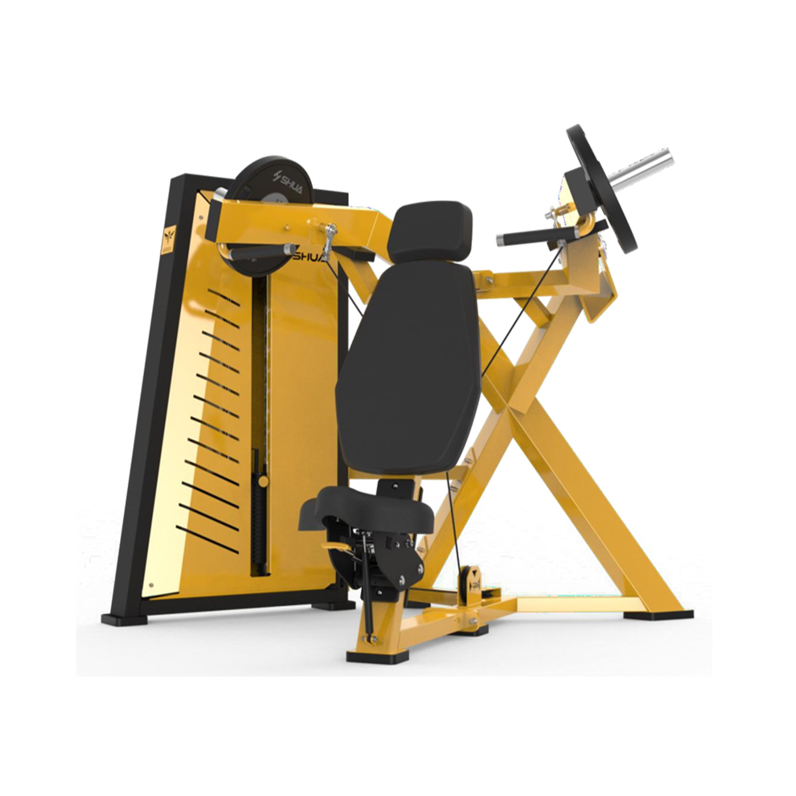 舒华卧式推肩训练器78系列健身房健身器材shg7805